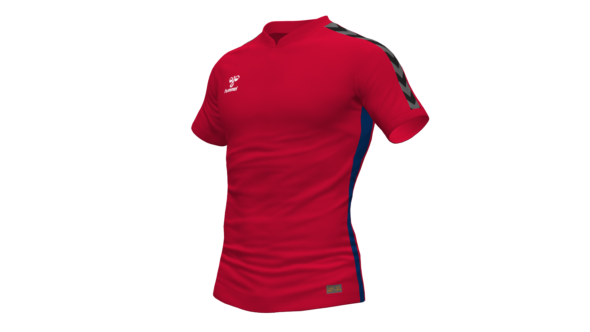 Hummel Travel Polo - Red/Marine