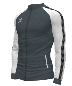 Hummel Match Track Jacket - Asphalt/White