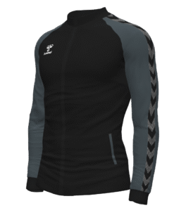 Hummel Match Track Jacket - Black/Asphalt