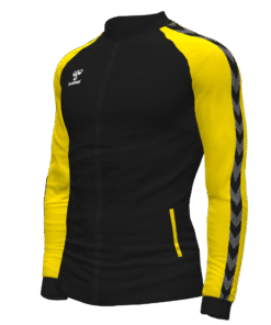 Hummel Match Track Jacket - Black/Blazing Yellow