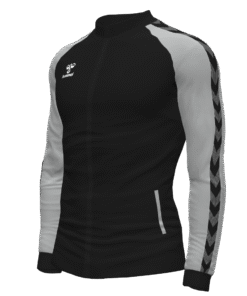 Hummel Match Track Jacket - Black/Grey Melange