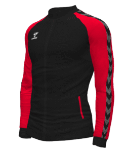 Hummel Match Track Jacket - Black/True Red