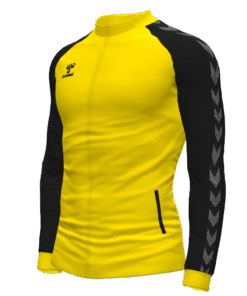 Hummel Match Track Jacket - Blazing Yellow/Black