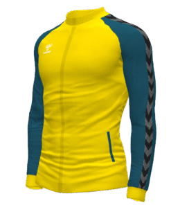 Hummel Match Track Jacket - Blazing Yellow/Blue Coral