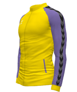 Hummel Match Track Jacket - Blazing Yellow/Dahlia Purple