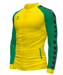 Hummel Match Track Jacket - Blazing Yellow/Jelly Bean