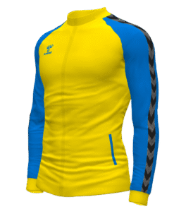 Hummel Match Track Jacket - Blazing Yellow/True Blue