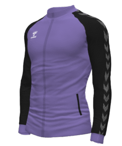 Hummel Match Track Jacket - Dahlia Purple/Black