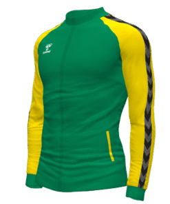 Hummel Match Track Jacket - Jelly Bean/Blazing Yellow