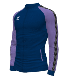 Hummel Match Track Jacket - Marine/Dahlia Purple