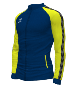 Hummel Match Track Jacket - Marine/Sulphur Spring