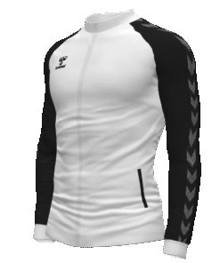 Hummel Match Track Jacket - White/Black