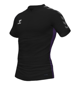 Hummel Travel Polo - Black/Acai