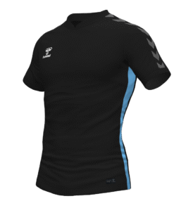 Hummel Travel Polo - Black/Argentina Blue