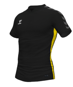 Hummel Travel Polo - Black/Blazing Yellow