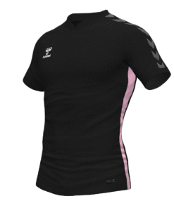 Hummel Travel Polo - Black/Cotton Candy