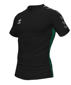 Hummel Travel Polo - Black/Evergreen