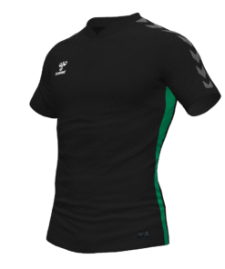 Hummel Travel Polo - Black/Jelly Bean