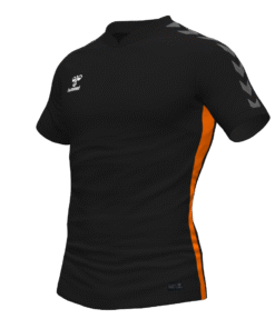 Hummel Travel Polo - Black/Orange Tiger