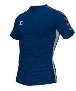 Hummel Travel Polo - Marine/Grey Melange