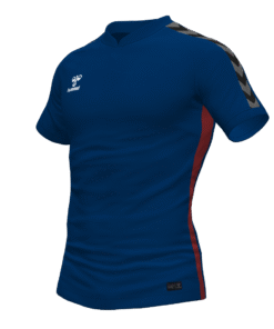 Hummel Travel Polo - Marine/Maroon