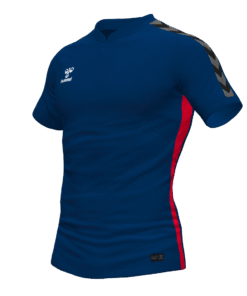 Hummel Travel Polo - Marine/True Red